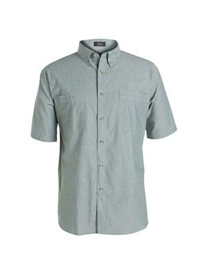 Short Sleeve Cotton Chambray Shirt