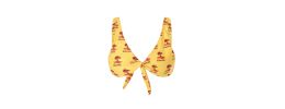 Women's Polyester Spandex Sublimated Bikini top