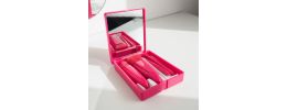 5 Brushes with a Plastic Mirror Box