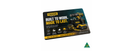 A4 Deluxe Counter Mat 297mm x 210mm x 1mm Natural Rubber