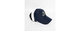 Promo Poly-Cotton 6 Panel Velcro Strap Baseball Cap