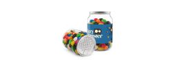 Assorted Jelly Beans in Clear Can 210g