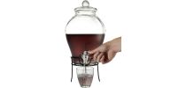 Glass beverage dispenser Sam