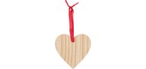 Wooden Christmas ornament Heart Einar