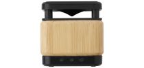 Bamboo and ABS wireless speaker and charger Nova