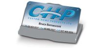 Plastic Business Card Holder