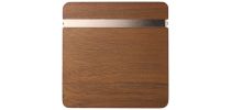 Bullet Graze Wood and Metal Coaster Set
