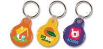 Round Flexi Resin Key Ring