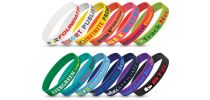 Silicone Wrist Band - Indent