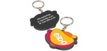 PVC Key Ring Small - One Side Moulded