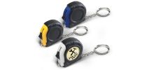 Rubber Tape Measure Key Ring