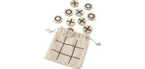 Natural wooden tic-tac-toe game Waltraud