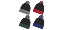 Knit Pom Cuff Beanie