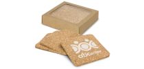 Oakridge Cork Coaster Square Set of 4
