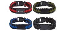 Paracord Bracelet With Metal Plate