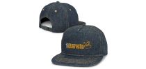 Denim Flat Peak Cap