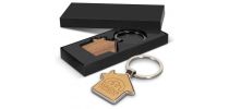 Santo House Shaped Key Ring