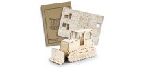 BRANDCRAFT Bulldozer Wooden Model