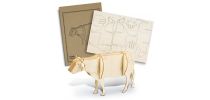 BRANDCRAFT Cow Wooden Model