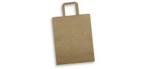Large Flat Handle Paper Bag Portrait
