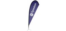Large Tear Drop Flag Kit