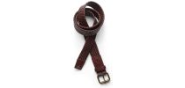 Braided Leather Belt