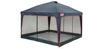Lighted Portable Gazebo With Mesh Walls 3. 6x3. 6m