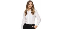 Womens Premium Poplin Long Sleeve Shirts