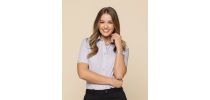 Womens Premium Poplin Short Sleeve Shirts