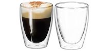 Caffe Twin Wall Glass 250ml Set of 2 -  AVANTI