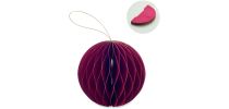 Foldable paper Christmas bauble