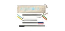 Reusable Stainless Straw 10 in 1 set