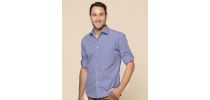 Gingham Long Sleeve Slim Fit Shirts