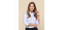 Womens Micro Step 3/4 Sleeve Shirts