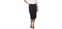 Womens Washable Longline Pencil Skirts