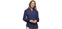 Womens 1/2 Placket Tops