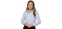 Womens Micro Check Long Sleeve Shirts