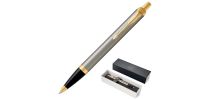 Metal Pen Ballpoint Parker IM - Brushed Stainless GT