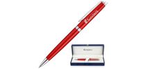 Metal Pen Ballpoint Waterman Hemisphere - Comet Red CT