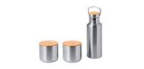 Dickinson Flask and Tumblers Set