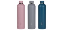 Screw Top Double Wall Stainless Steel Bottle 1L