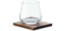 Drinks - Short Drink Glass and coaster