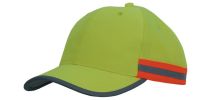 Hi Vis Cap with Reflective Tape