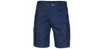 Middle Weight Cotton Double Slant Cargo Shorts