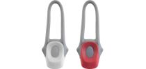 Plastic and silicone bicycle light Abigail