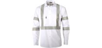 Night Worker White Shirt With CSR R/Tape