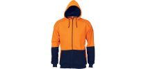 HiVis Contrast Piping Fleecy Hoodie