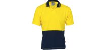 Hivis Cool Breeze Cotton Jersey Food Industry Polo - Short Sleeve