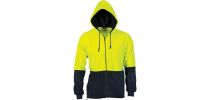 HiVis Two Tone Full Zip Polar Fleece Hoodie