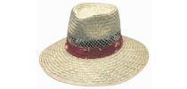 Natural Straw Hat with Green Under